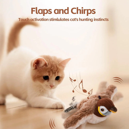 Cat Toys Flapping Birds