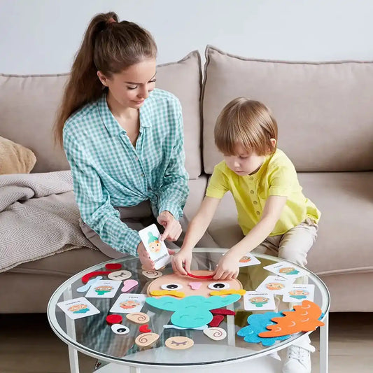 Expresión facial Montessori para niños 