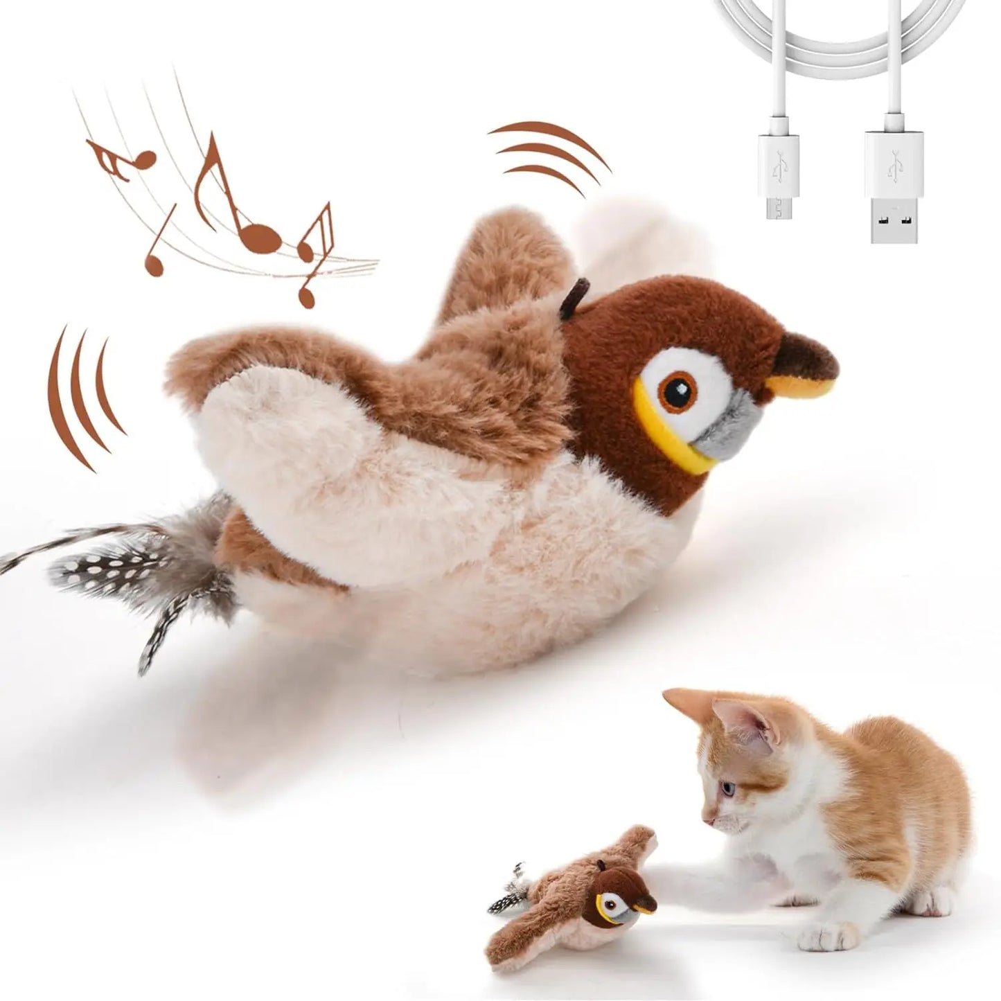 Cat Bird Toy