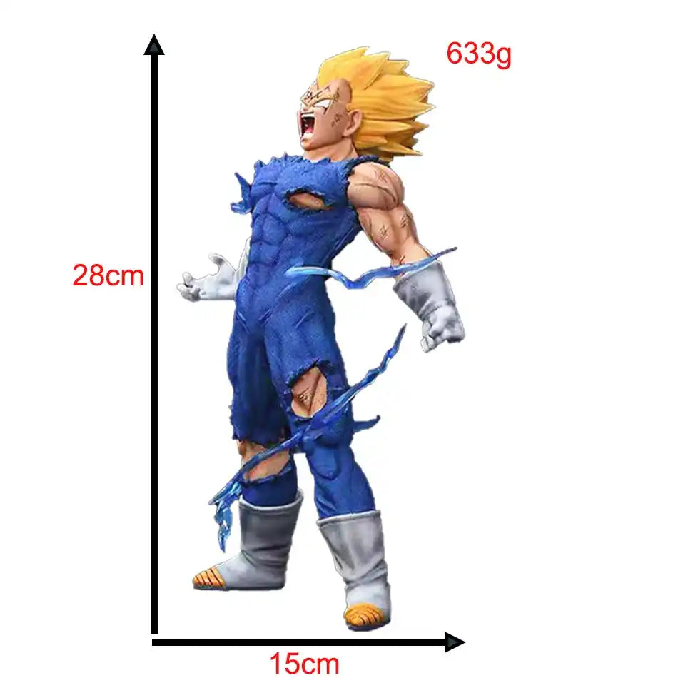 Figura de acción de juguete de Goku y Vegeta.