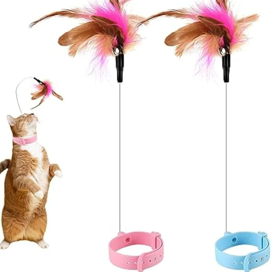 Cat Collar Toy With Wand