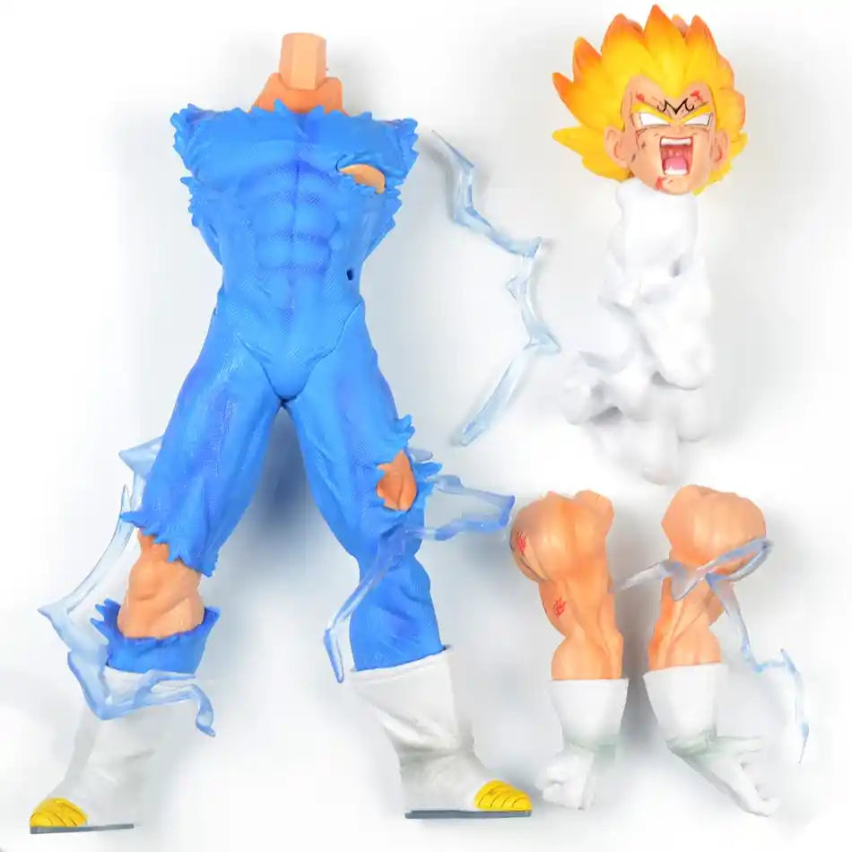 Figura de acción de juguete de Goku y Vegeta.